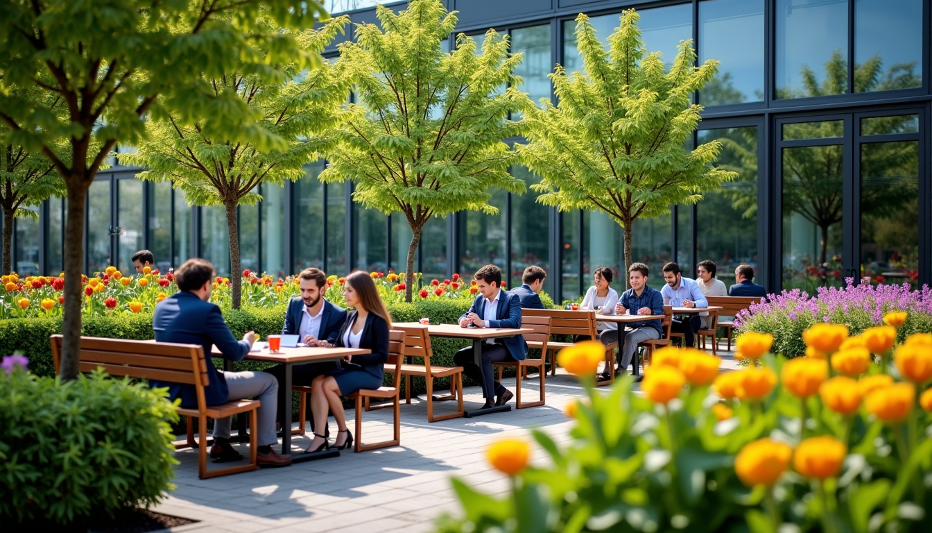 Créer un jardin d'entreprise : 5 bénéfices insoupçonnés