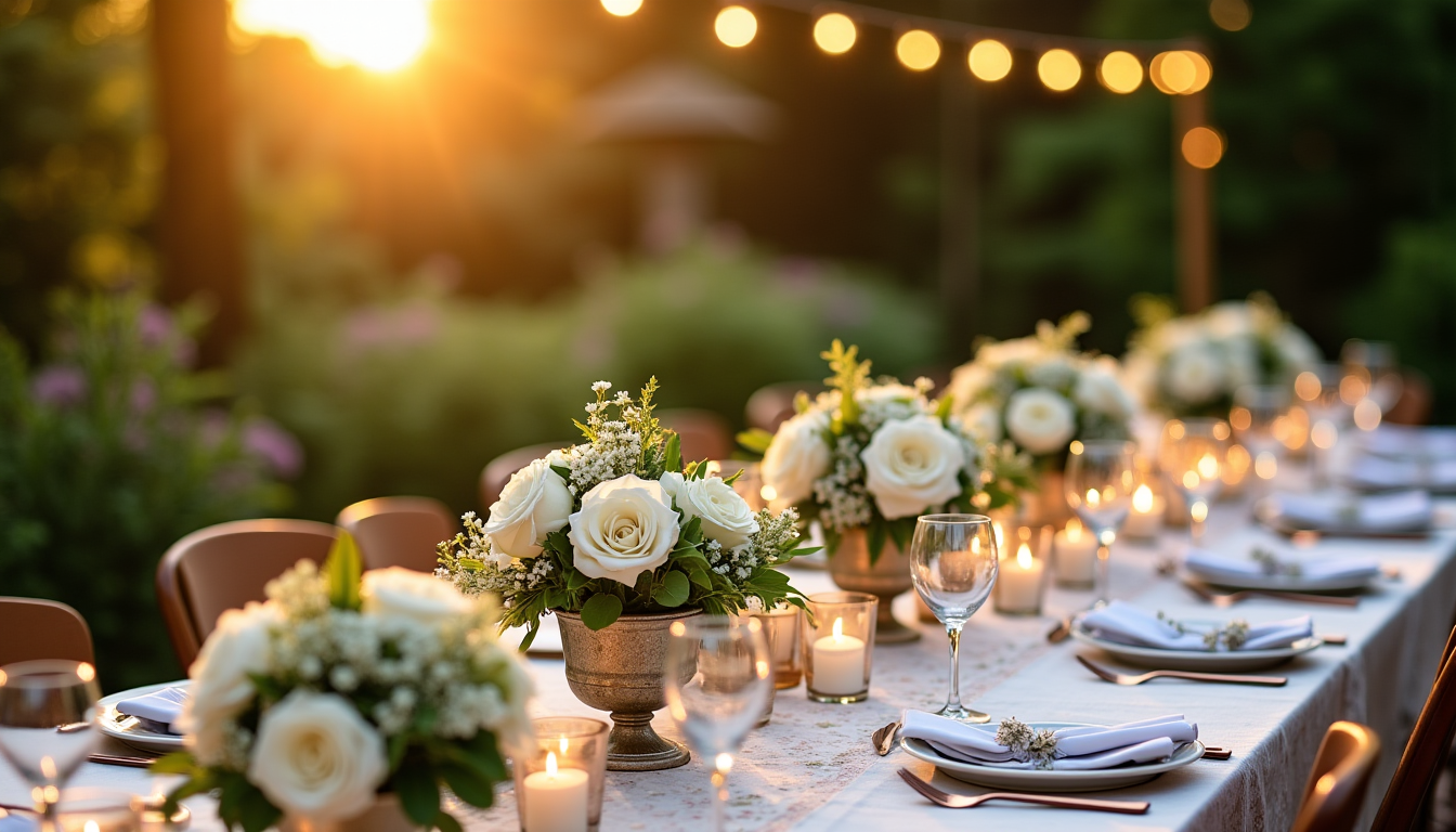 Sublimez votre mariage avec des idées de décoration élégantes