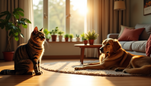 Vivre en harmonie : animaux et maison se rencontrent