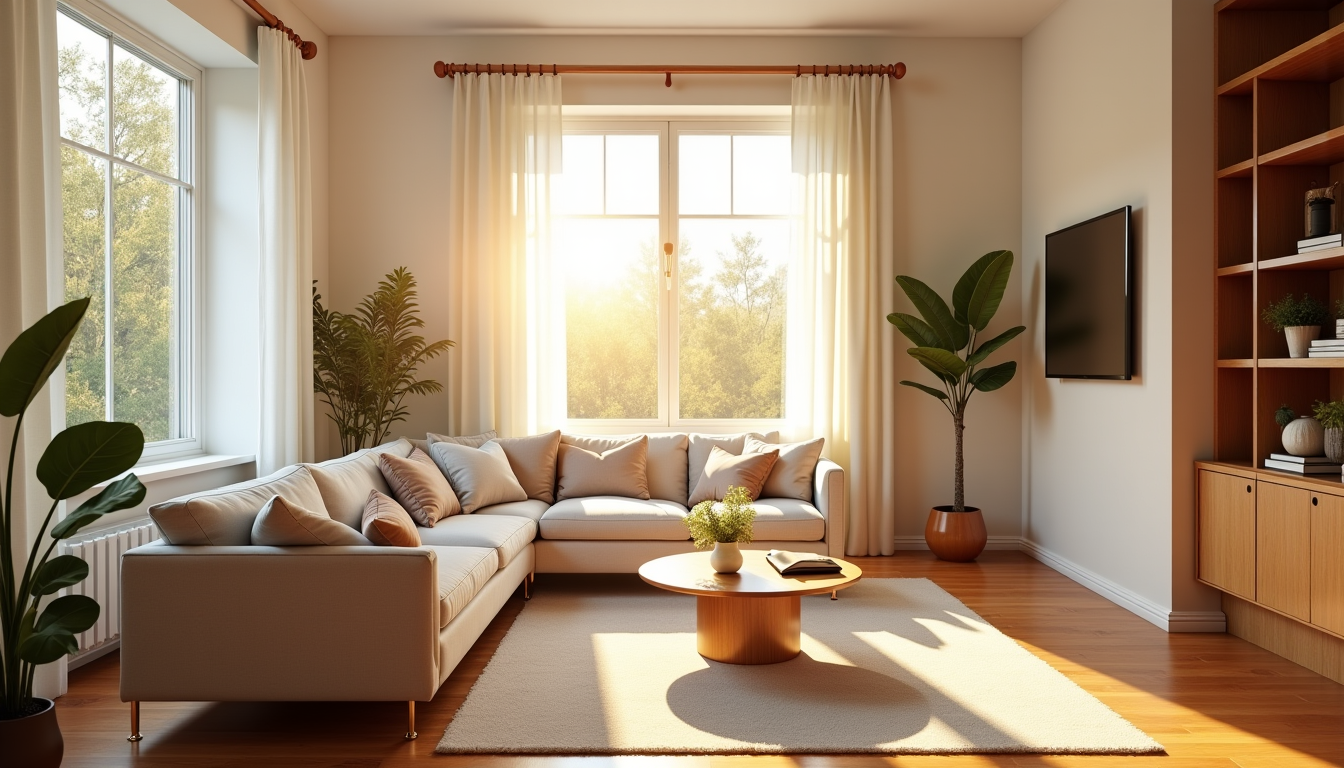 Style épuré et chaleureux pour une maison accueillante