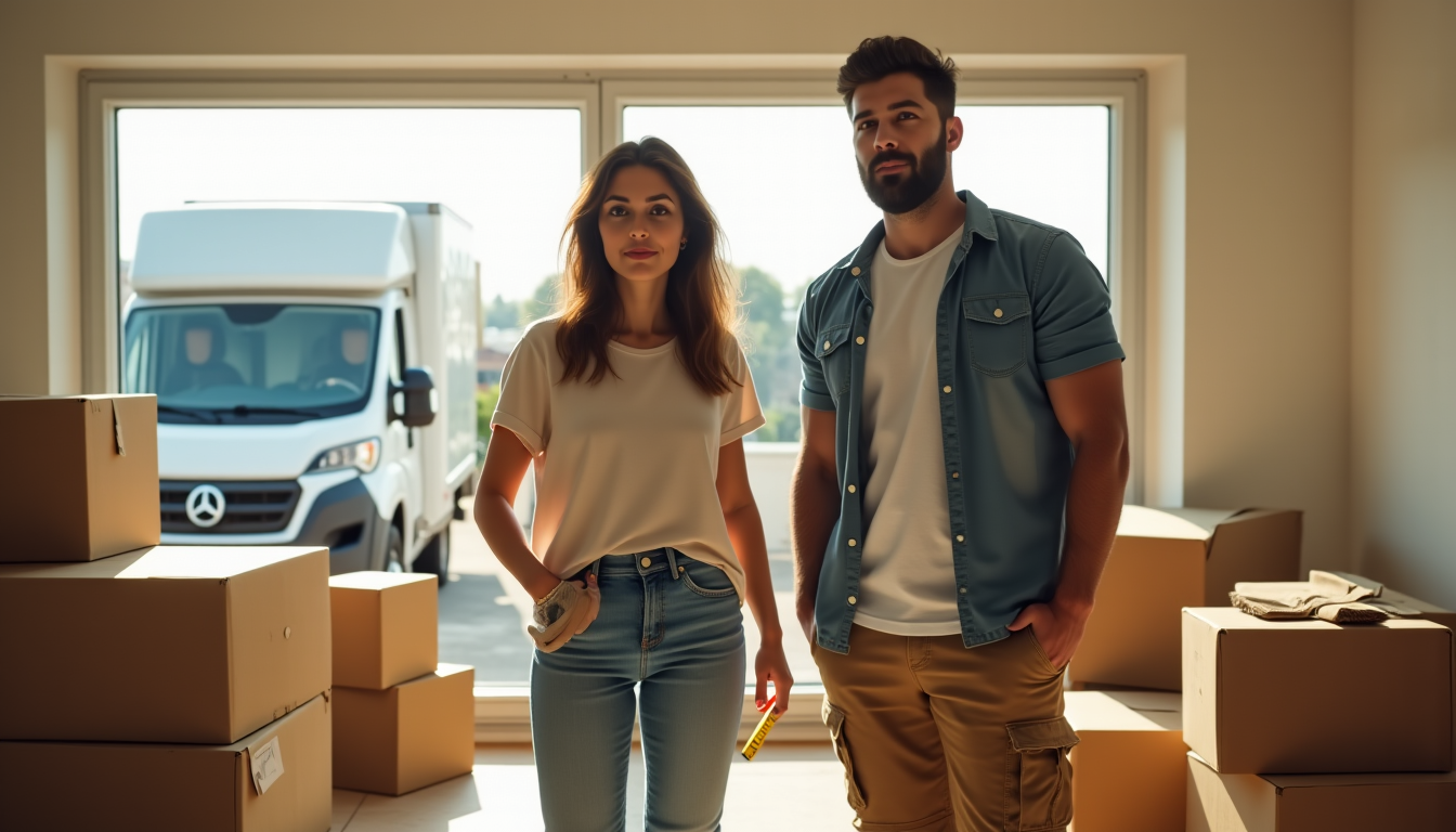 Déménagement, Location d'utilitaire, Volume m3, Organisation déménagement